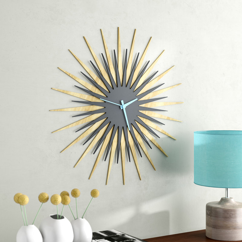 Langley Street Oversized Atomic Wall Clock & Reviews Wayfair.ca